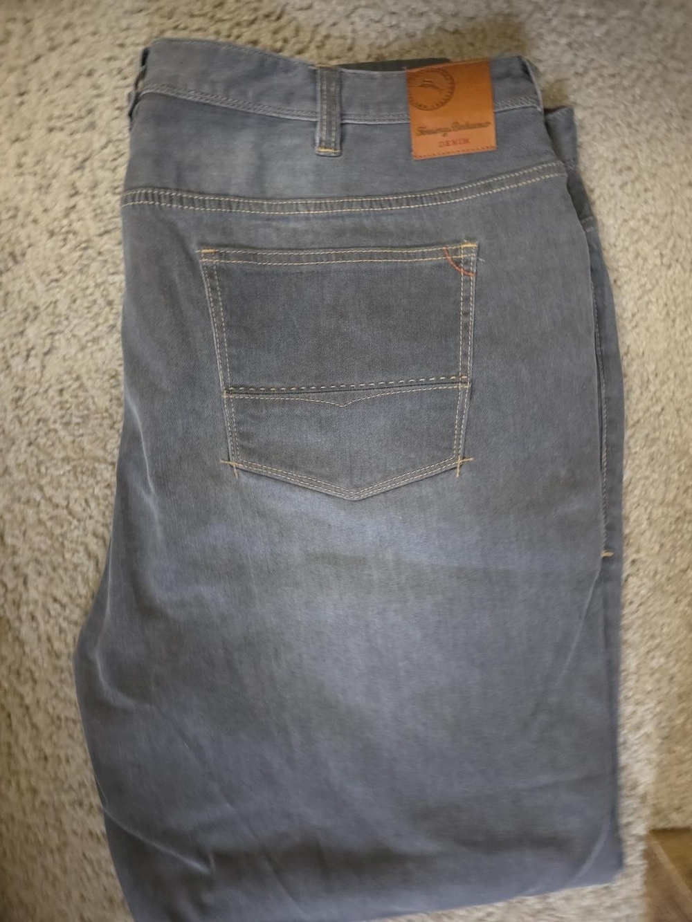 C023 Tommy Bahama Sand Drifter Men's Jeans 44x30 Gray – Like New
